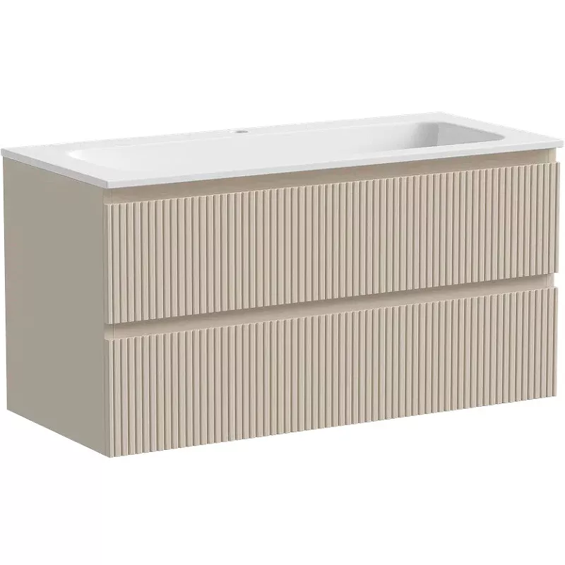 

Тумба под раковину без столешницы Sancos Snob T 100, beige soft
