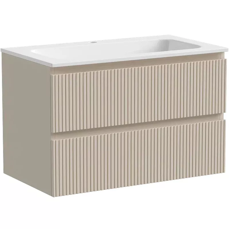 

Тумба под раковину без столешницы Sancos Snob T 80, beige soft