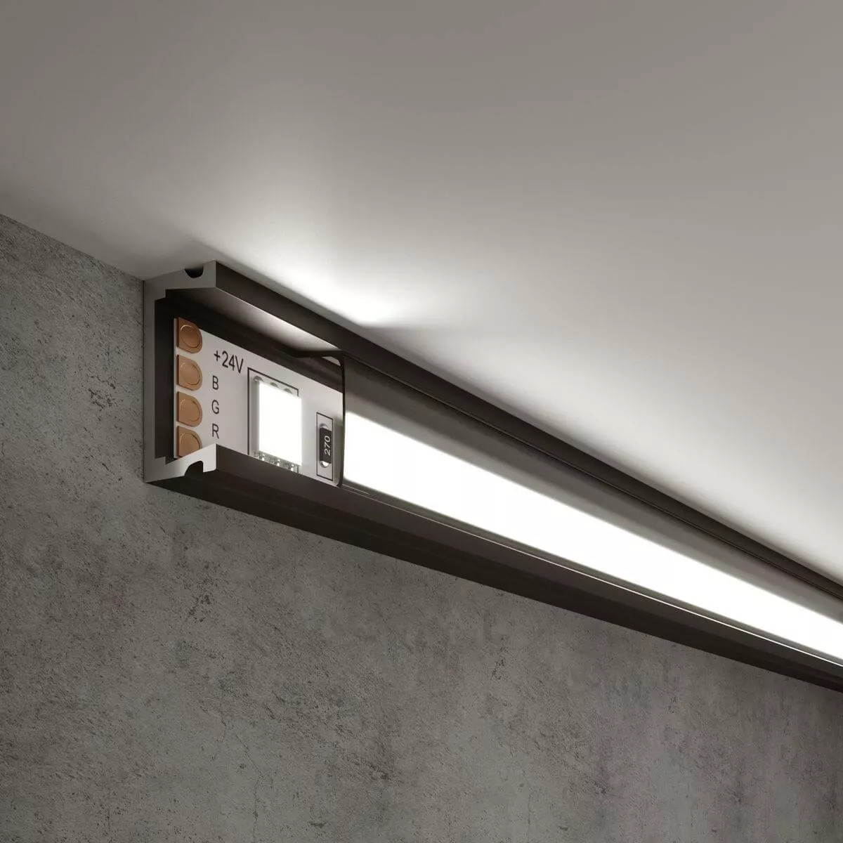 Профиль для ленты  Santehnika Room Профиль алюминиевый с рассеивателем Elektrostandard LL-2-ALP006 a053618