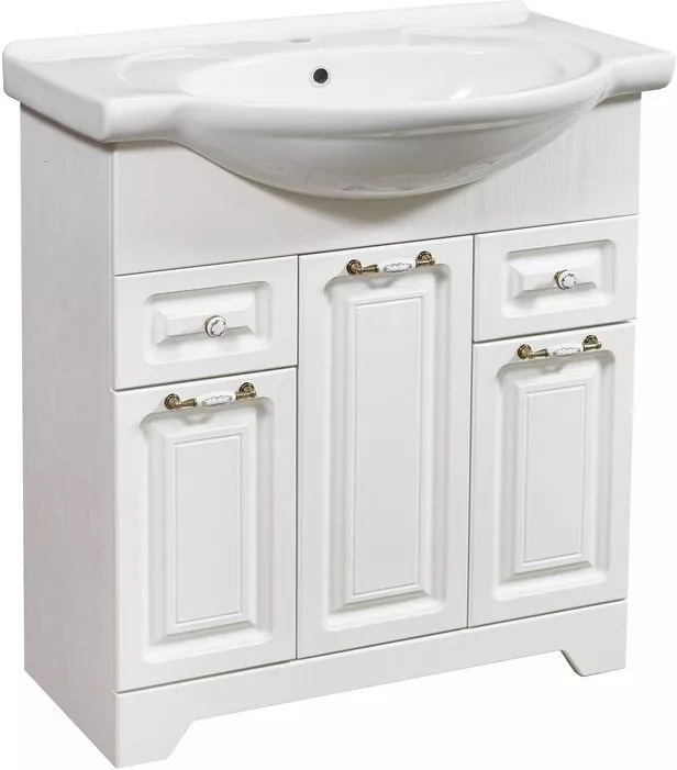 

Тумба под раковину Stella Polar Кармела 75 белый