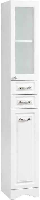 

Шкаф пенал для ванной Stella Polar Кармела 30 ольха белая