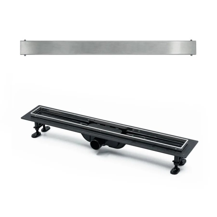 

Душевой лоток Timo Eco 90 SP10900-PG10900 хром, с решеткой