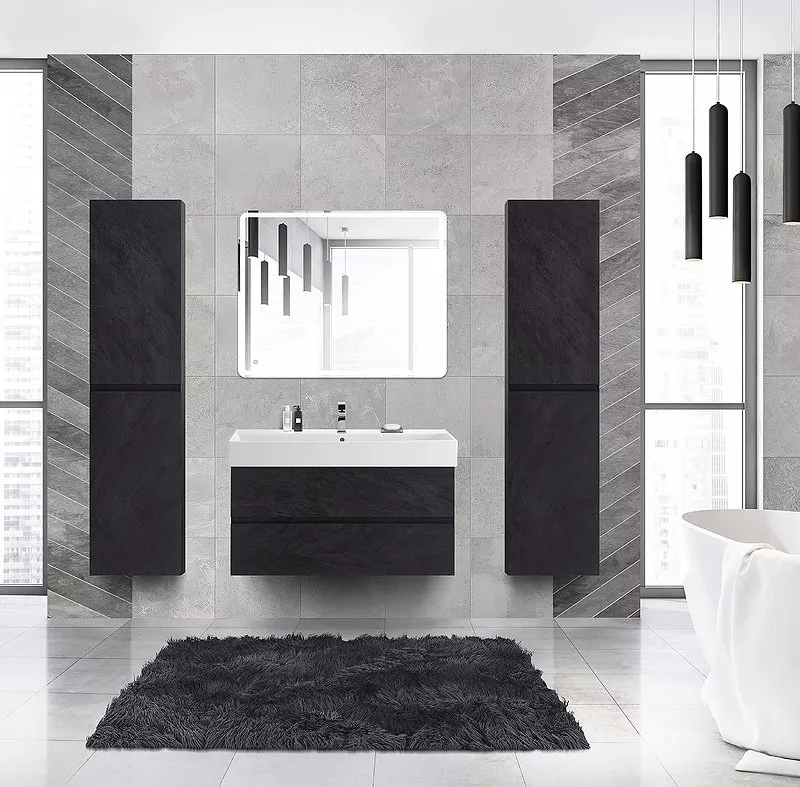 

Комплект мебели Cezares Molveno 46х100 черный