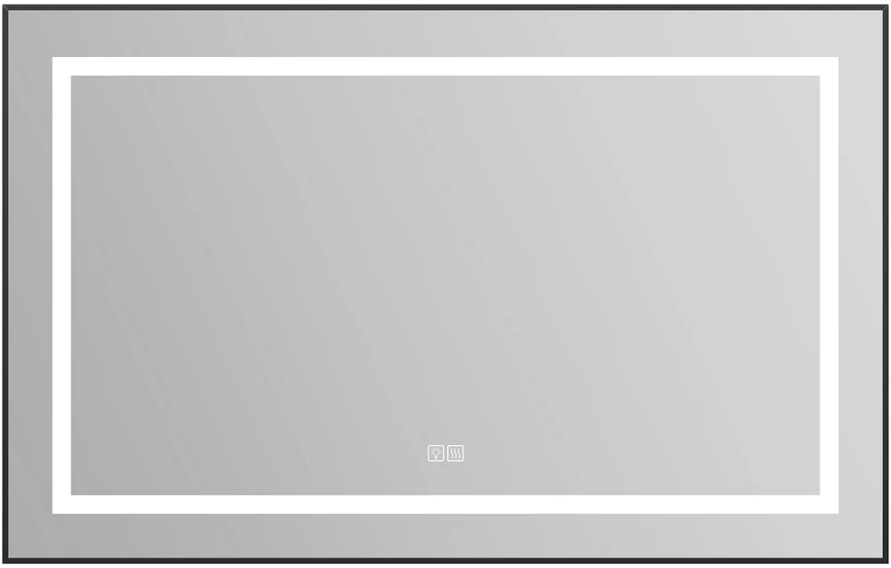 

Зеркало BelBagno Kraft 88.5х68.5 с подсветкой, подогревом, черное (SPC-KRAFT-1085-685-TCH-WARM-NERO)