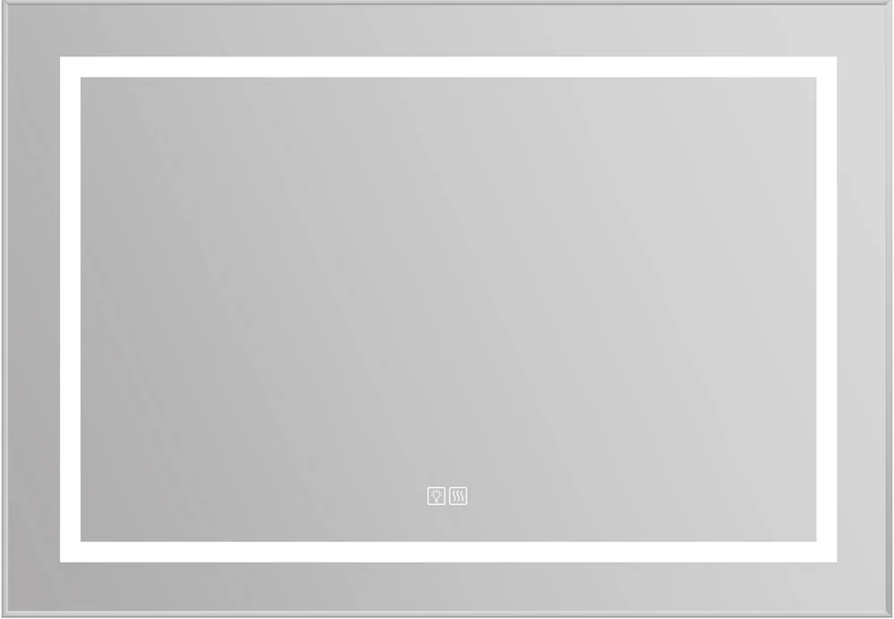 

Зеркало BelBagno Kraft 98.5х68.5 с подсветкой, подогревом, хром (SPC-KRAFT-985-685-TCH-WARM)