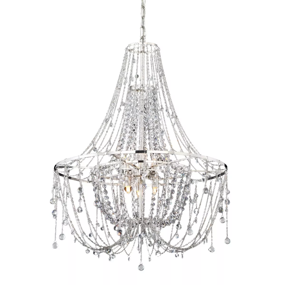 

Подвесная люстра Delight Collection P168288M chrome