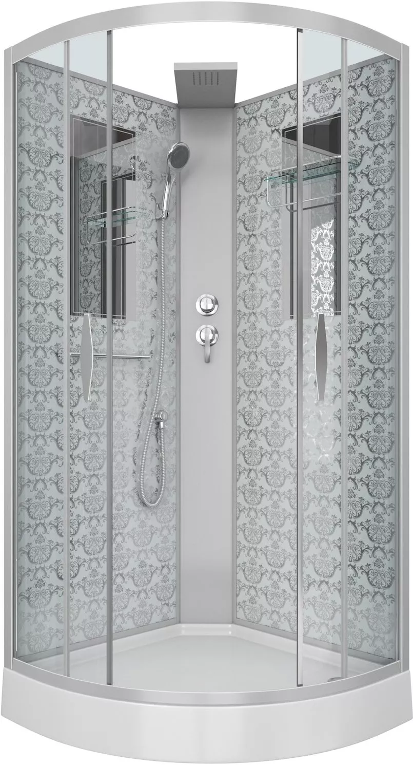 

Душевая кабина Niagara Lux NG-7715WBK серебро