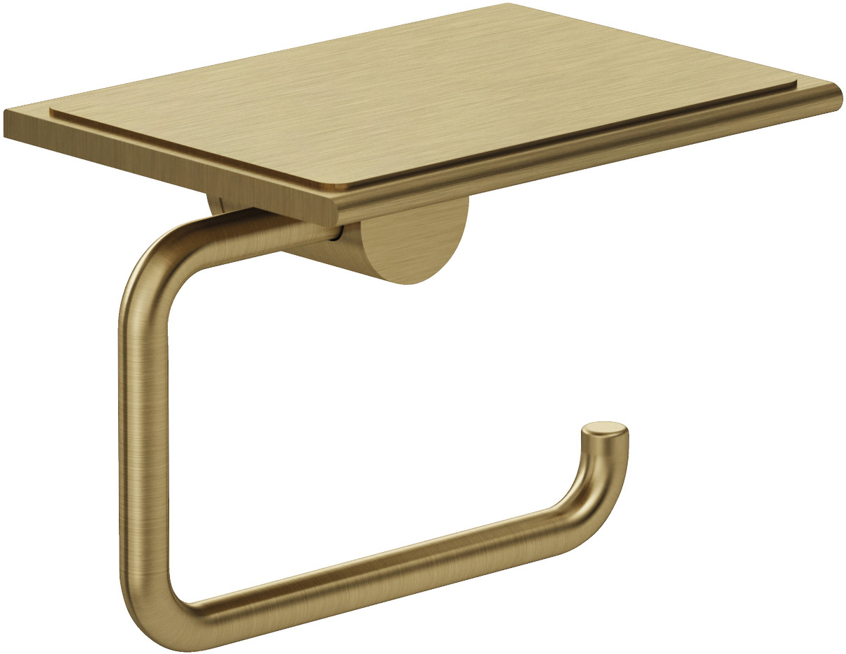 Держатель для туалетной бумаги Kludi Vela R 58971N0 настенный брашированное золото 14174₽