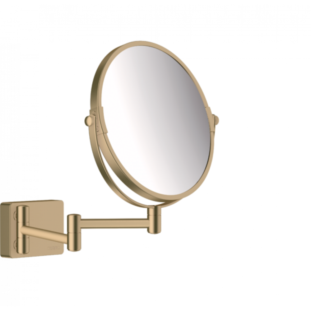 Косметические зеркала Косметическое зеркало Hansgrohe AddStoris шлифованная бронза