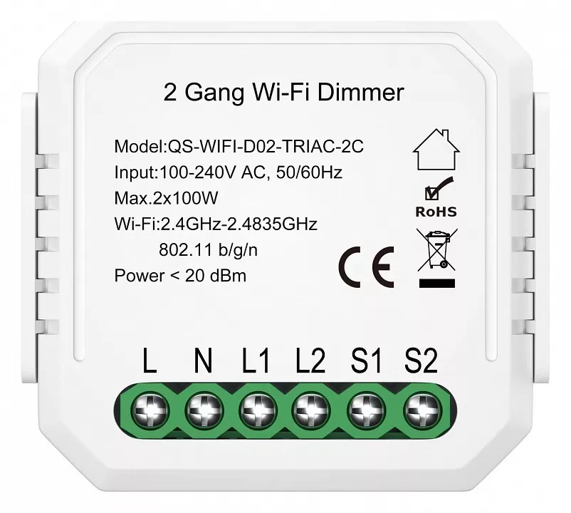 

Контроллер-диммер Wi-Fi для смартфонов и планшетов ST-Luce Around ST9000.500.02CDIM