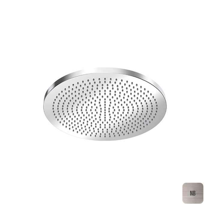 ALMAR Velvet rain Верхний душ круглый 301 мм из латуни без держателя 1 режим Velvet rain цвет Nickel Brushed NB 62635₽