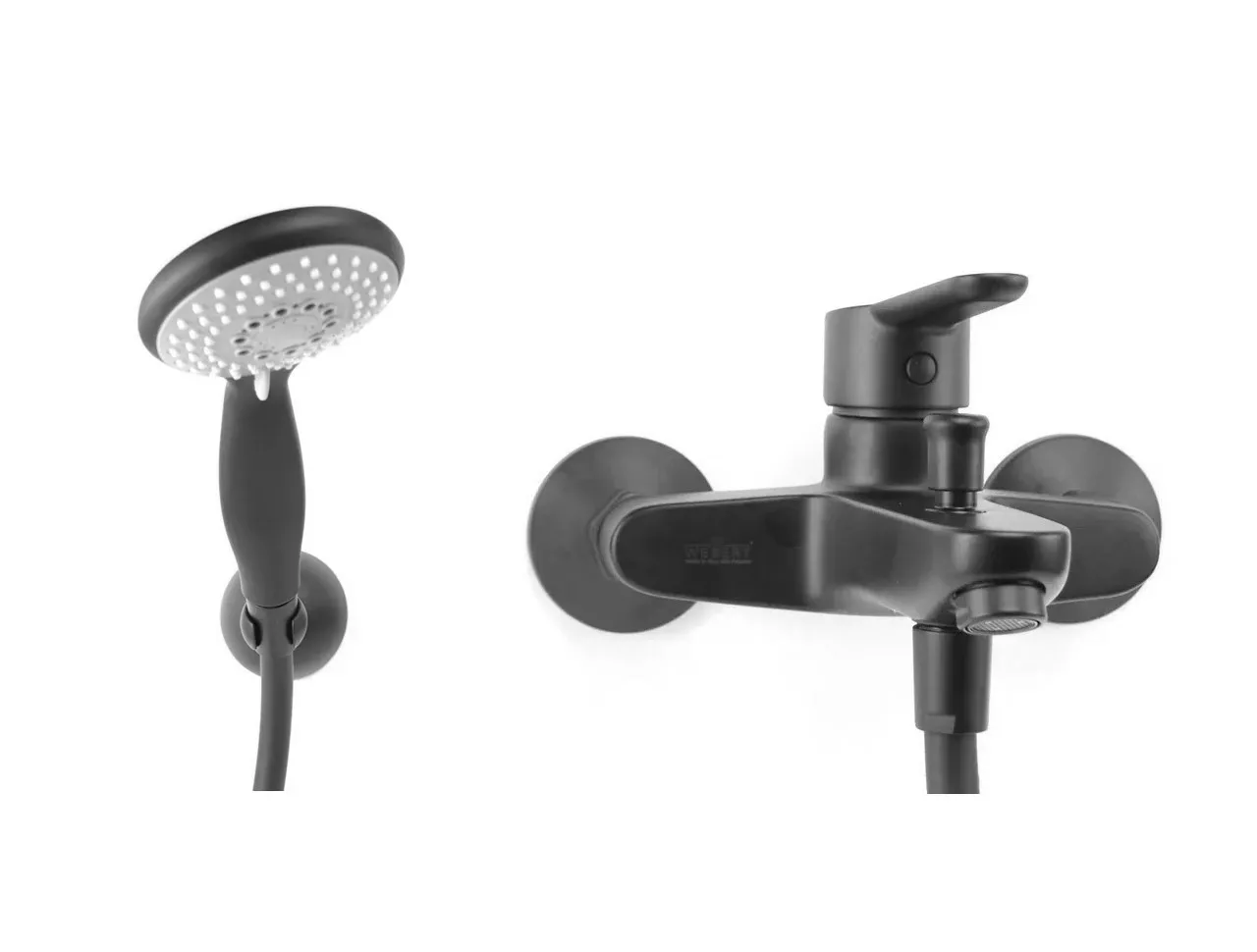 

Смеситель для ванны Webert Sax Evolution SE850101560, черный