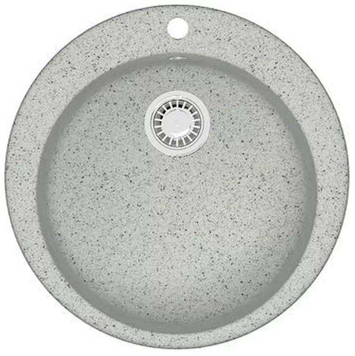 Мойки из мрамора Мойка кухонная Azario Vital 50.7x50.7 светло серый (CS00078348)