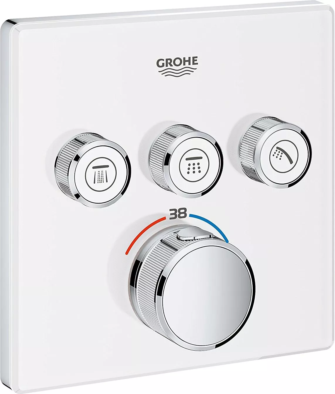 

Термостат Grohe Grohtherm SmartControl 29157LS0 для душа, moon white