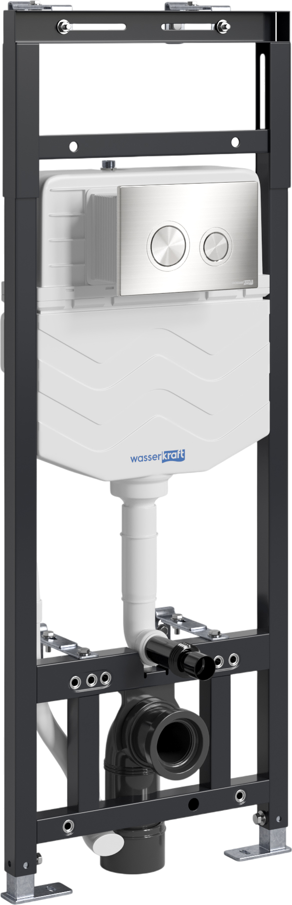 

Система инсталляции для унитазов Wasserkraft Alme 15TLT.010.ME.BN01 с кнопкой смыва никель