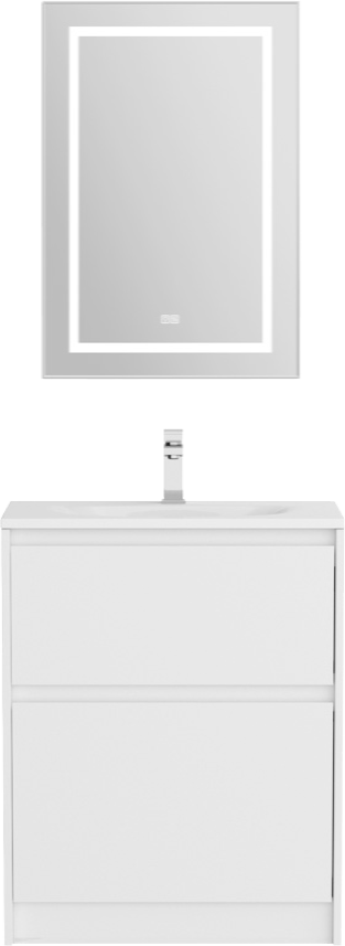 

Мебель для ванной комнаты BelBagno Kraft 39 70 напольная, bianco opaco, раковина BB-8099-3-70