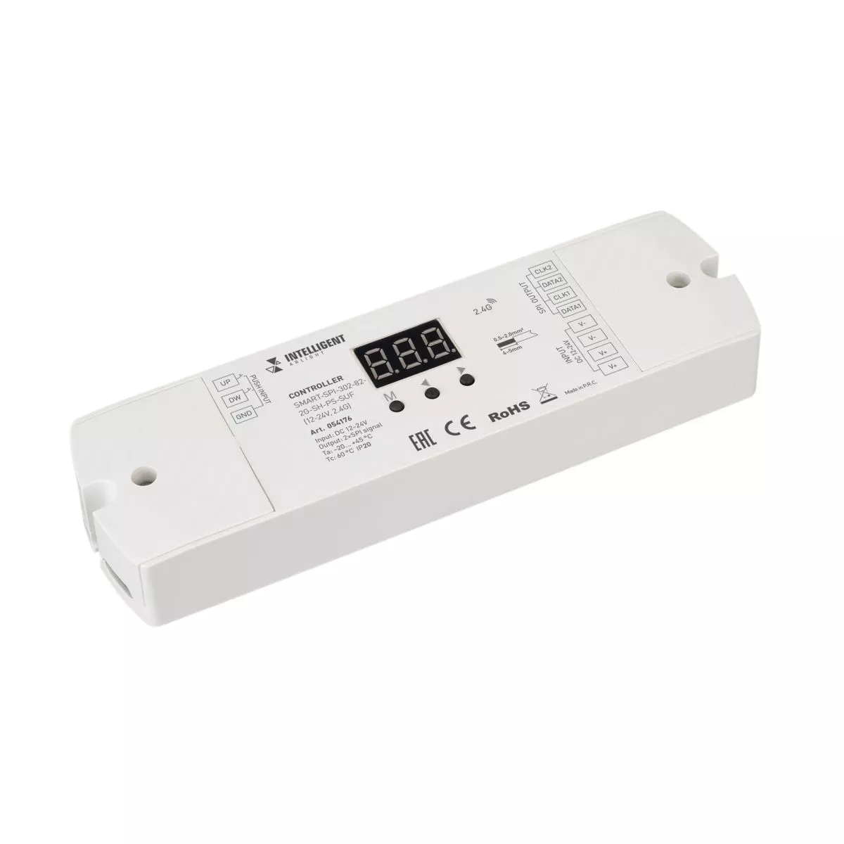 

Контроллер Arlight SMART-SPI-302-82-2G-SH-PS-SUF (12-24V, 2.4G) (IARL, IP20 Пластик) 054176