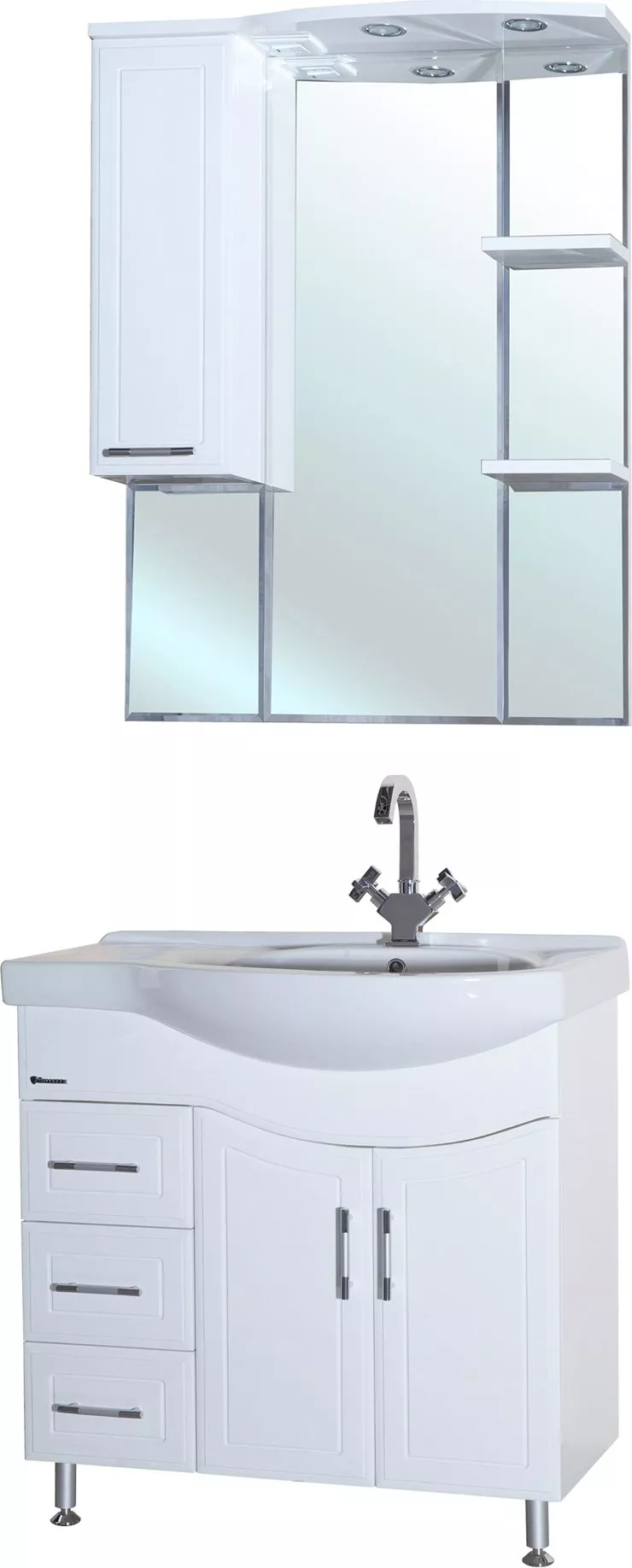 

Мебель для ванной Bellezza Коралл 85 L