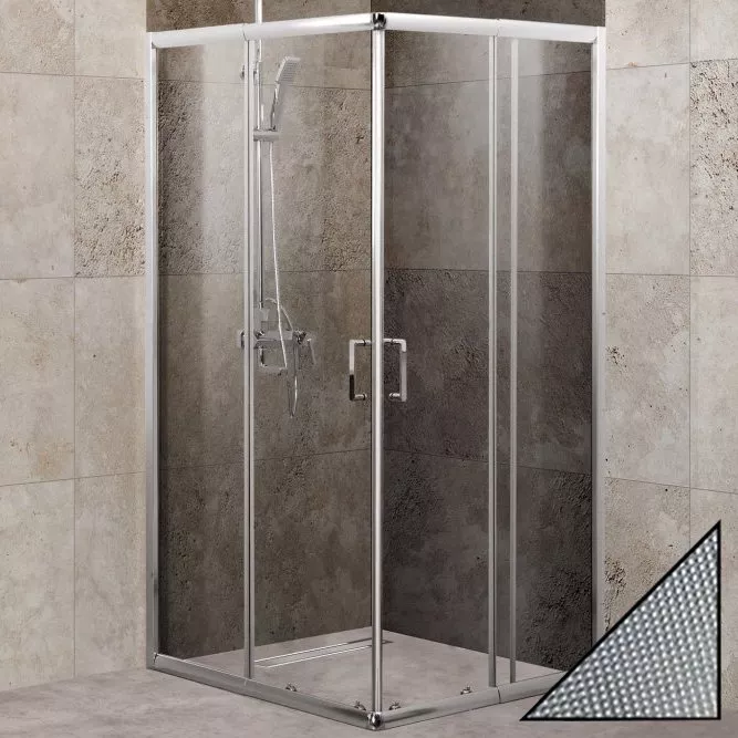

Душевой уголок BelBagno Unique A-2-85/100-P-Cr стекло punto
