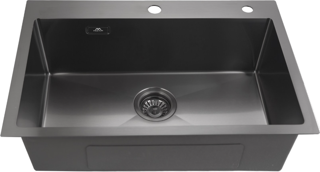 

Мойка кухонная Fashun AS6845-17 графит