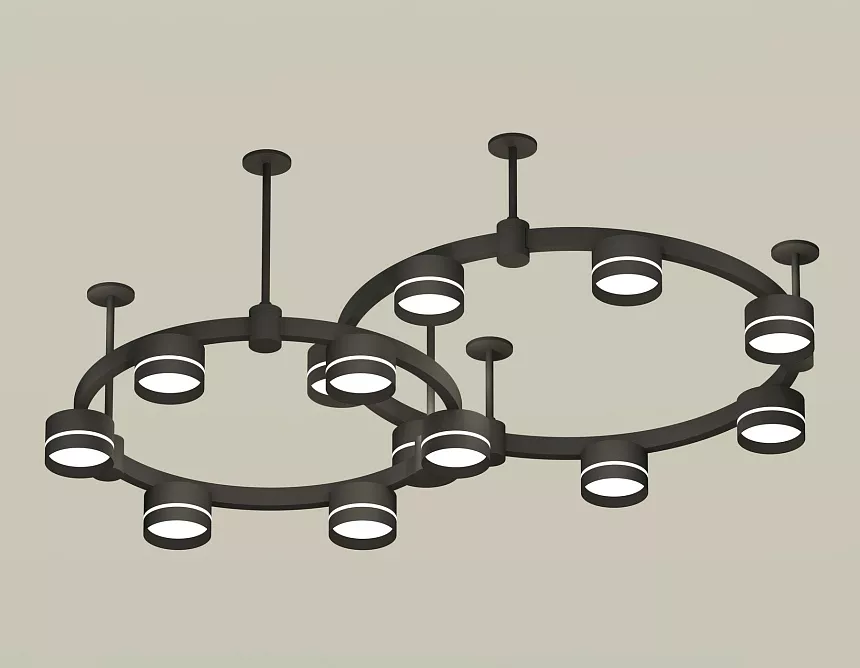 

Комплект подвесного светильника Ambrella Light Techno Ring XR92221005 (A9222, A9227, C9238, C9232, N8462)