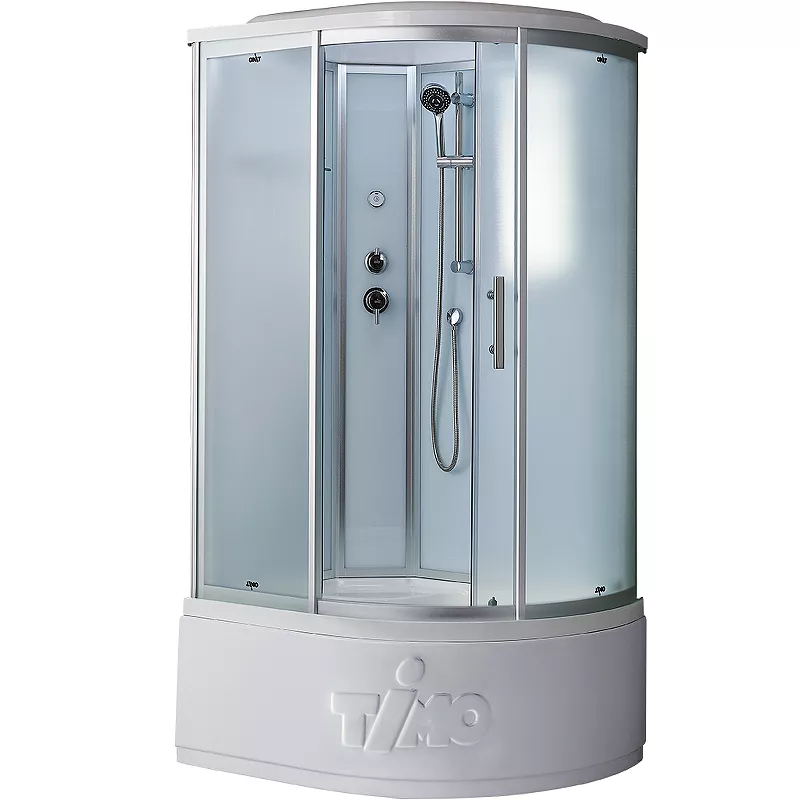 

Душевая кабина Timo Standart 110х85 T-6610SL левая хром, стекло матовое, без гидромассажа