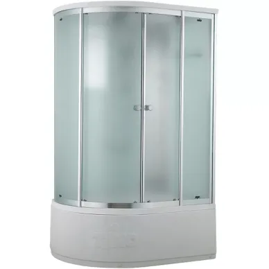 

Душевая кабина Timo Comfort Fabric Glass 120х85 правая хром, стекло матовое, с гидромассажем