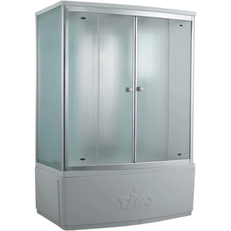 

Душевая кабина Timo Comfort Fabric Glass 140х88 хром, стекло матовое, с гидромассажем