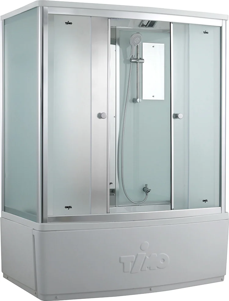 

Душевая кабина Timo Comfort Fabric Glass 170х88 хром, стекло матовое, с гидромассажем