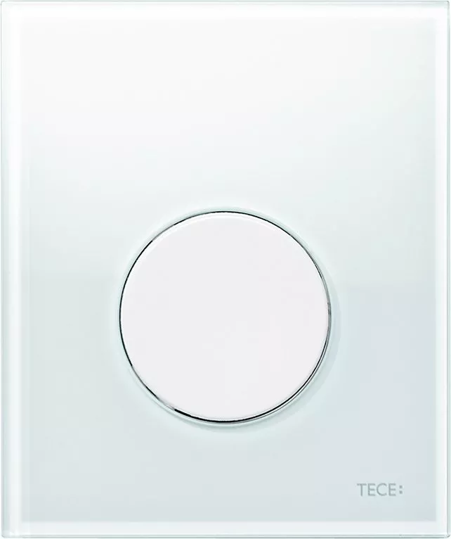 Кнопка смыва TECE Loop Urinal 9242650 белое стекло