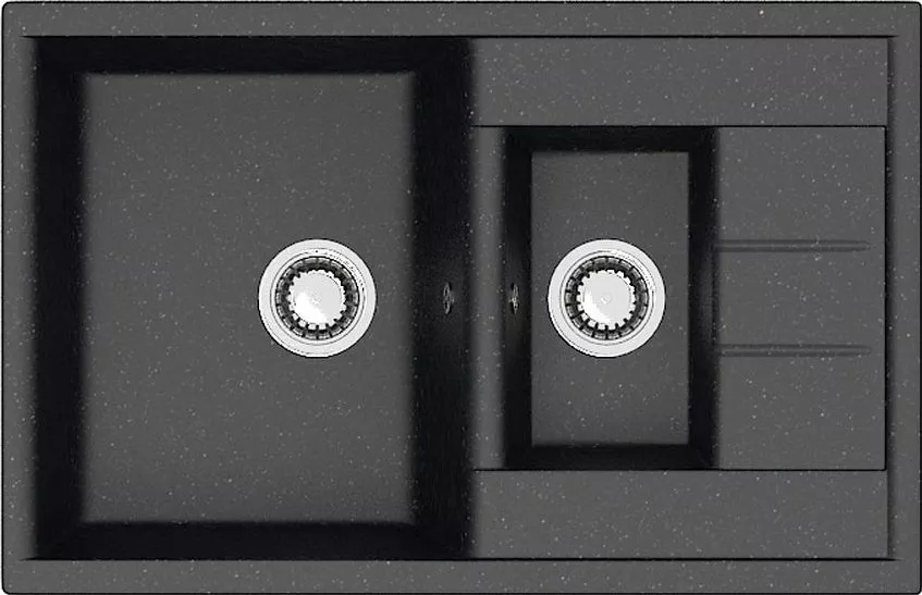 

Мойка кухонная ZETT lab. T210Q004 черная