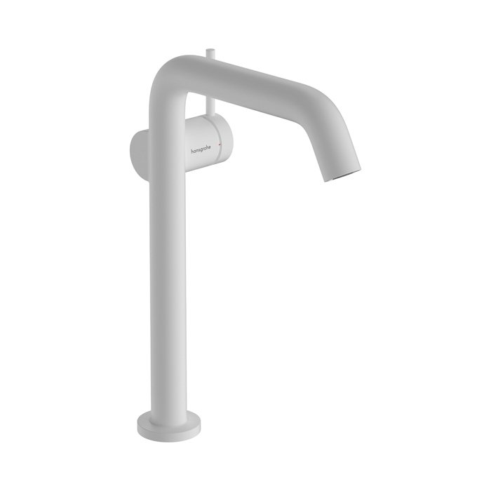 

HG Tecturis S Смеситель для раковины 240 Fine CoolStart EcoSmart+, однорычажный, для умывальников со сливным гарнитуром Push-Open, матовый белый