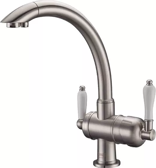 

Смеситель Zorg Clean Water ZR 327 YF nickel для кухонной мойки