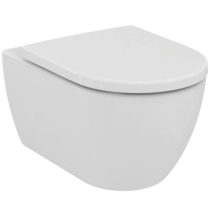 Унитаз подвесной IDEAL STANDARD ELLISE T569201 гор вып 544365 сиденье белый шт 24317₽