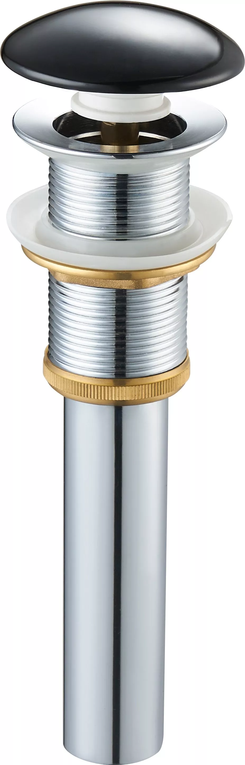 

Донный клапан для раковины SantiLine SL-104 без перелива, черный