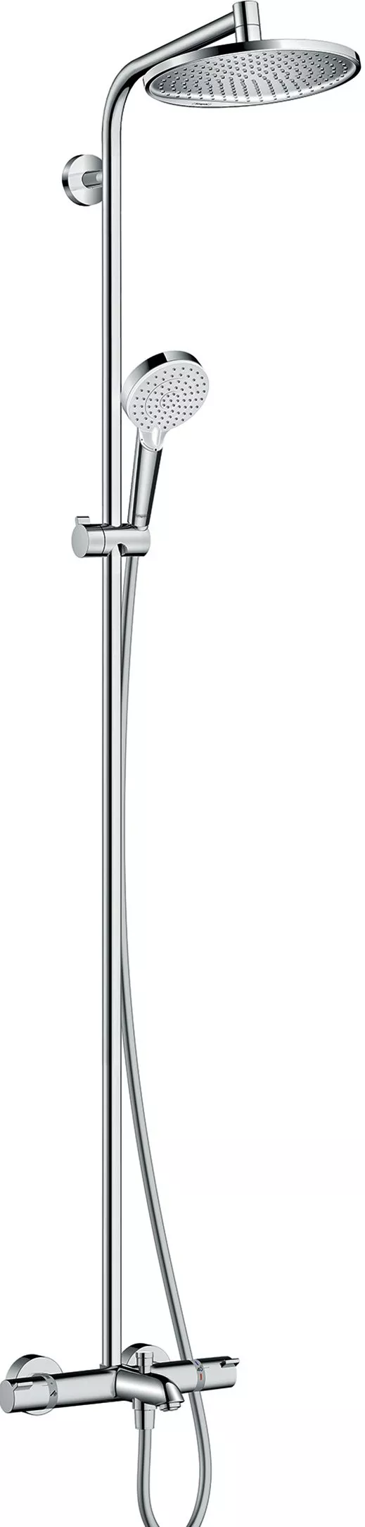Душевые стойки  Santehnika Room Душевая стойка Hansgrohe Crometta S 240 Showerpipe 27320000
