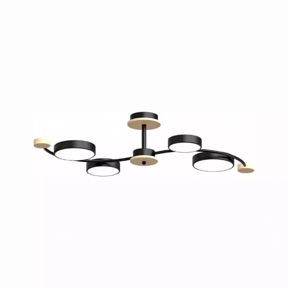 

Люстра на штанге LED4U L3206-800 BK