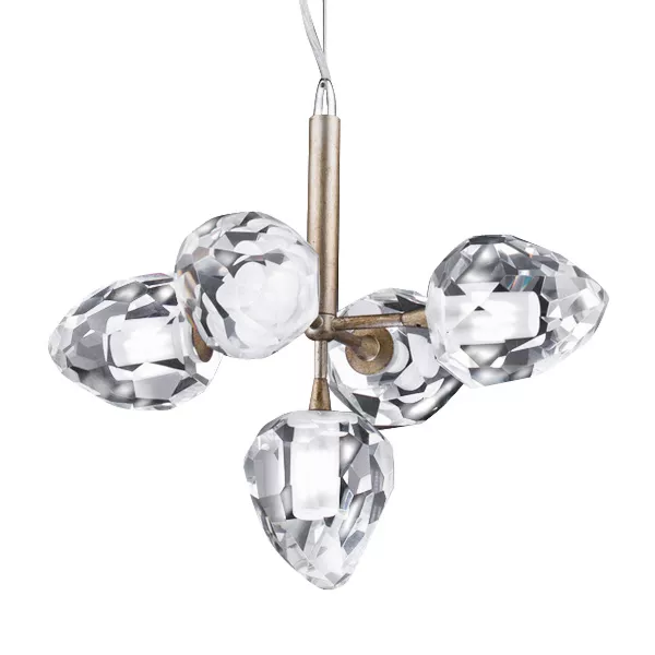 

Подвесная люстра Delight Collection On the Rocks P68038M-5 gold