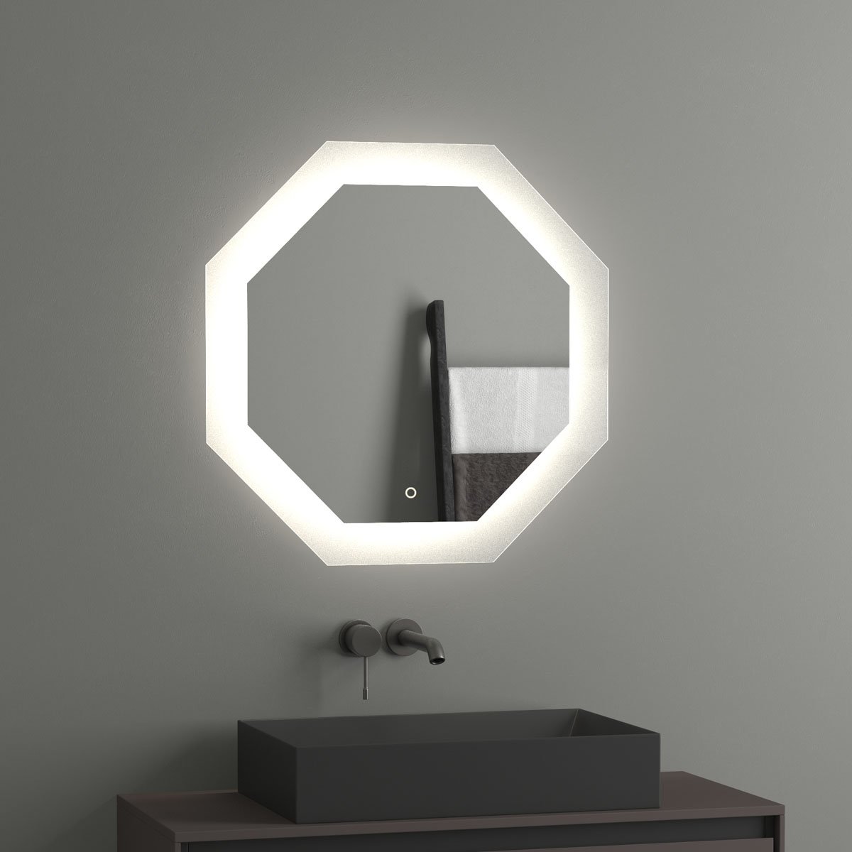 

Зеркало Evoform Ledshine BY 2604 70х70 с подсветкой