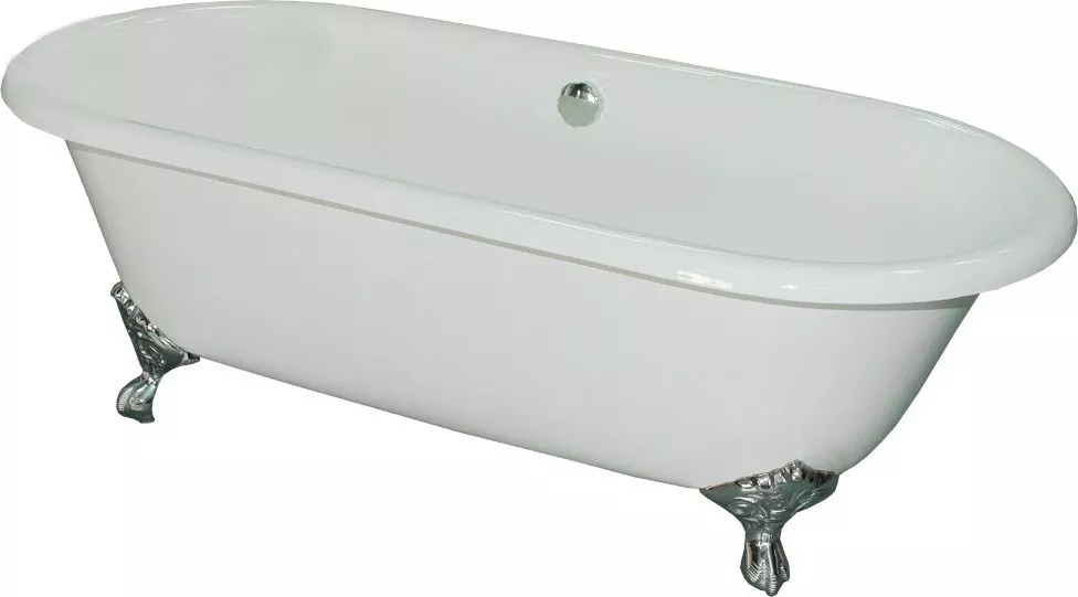 

Чугунная ванна Elegansa Gretta 170x80, хромированные ножки