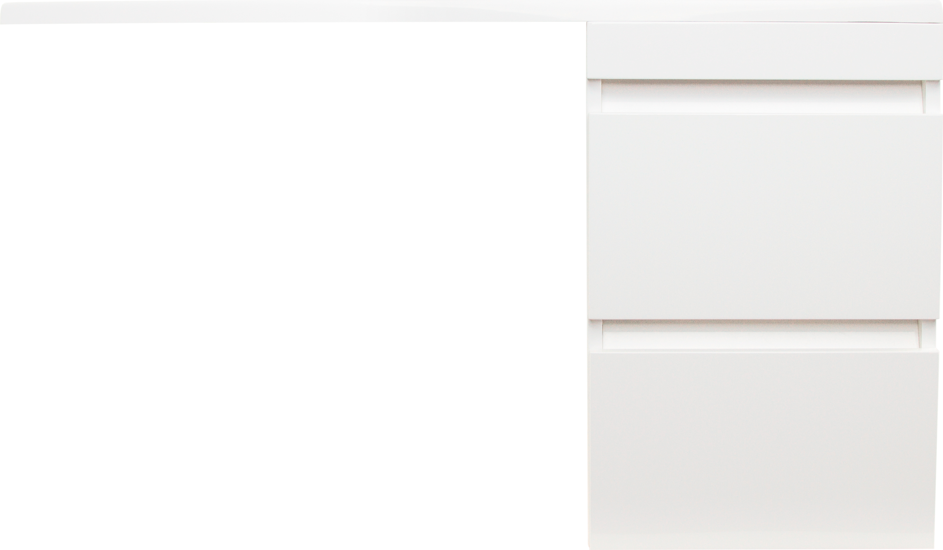 

Тумба с раковиной Style Line Даллас 100 Люкс Plus подвесная, белая, эмаль R