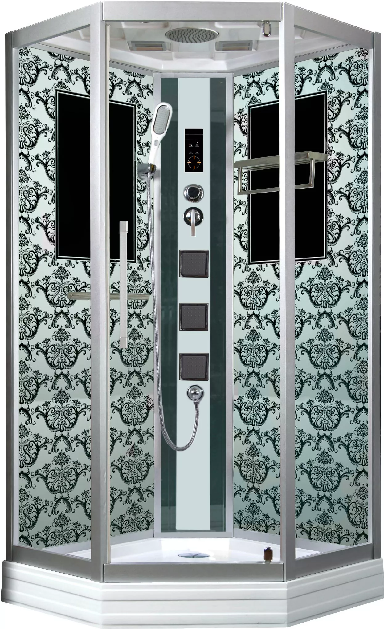 

Душевая кабина Niagara Lux 7717W хром, металлик