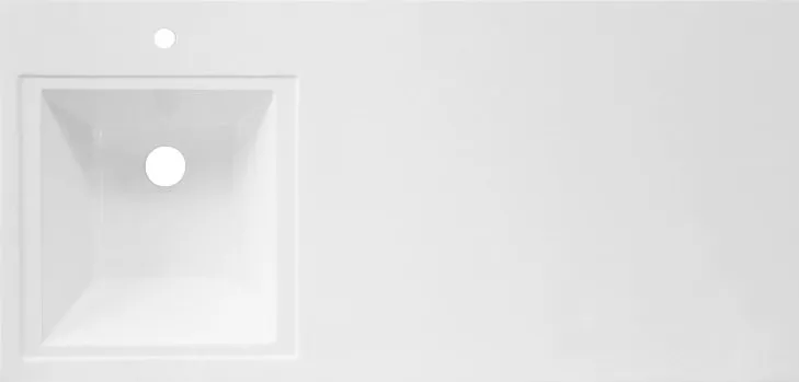 Мебельная раковина Эстет Даллас 1000, правая, цвет белый