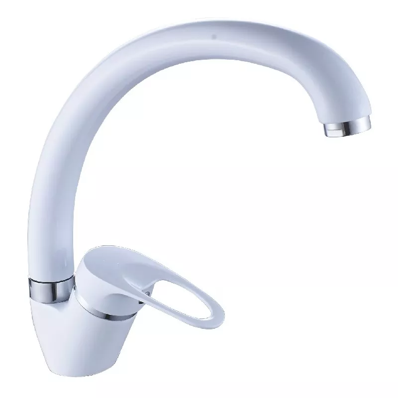 

Смеситель для кухни Cron CN4113-8, белый