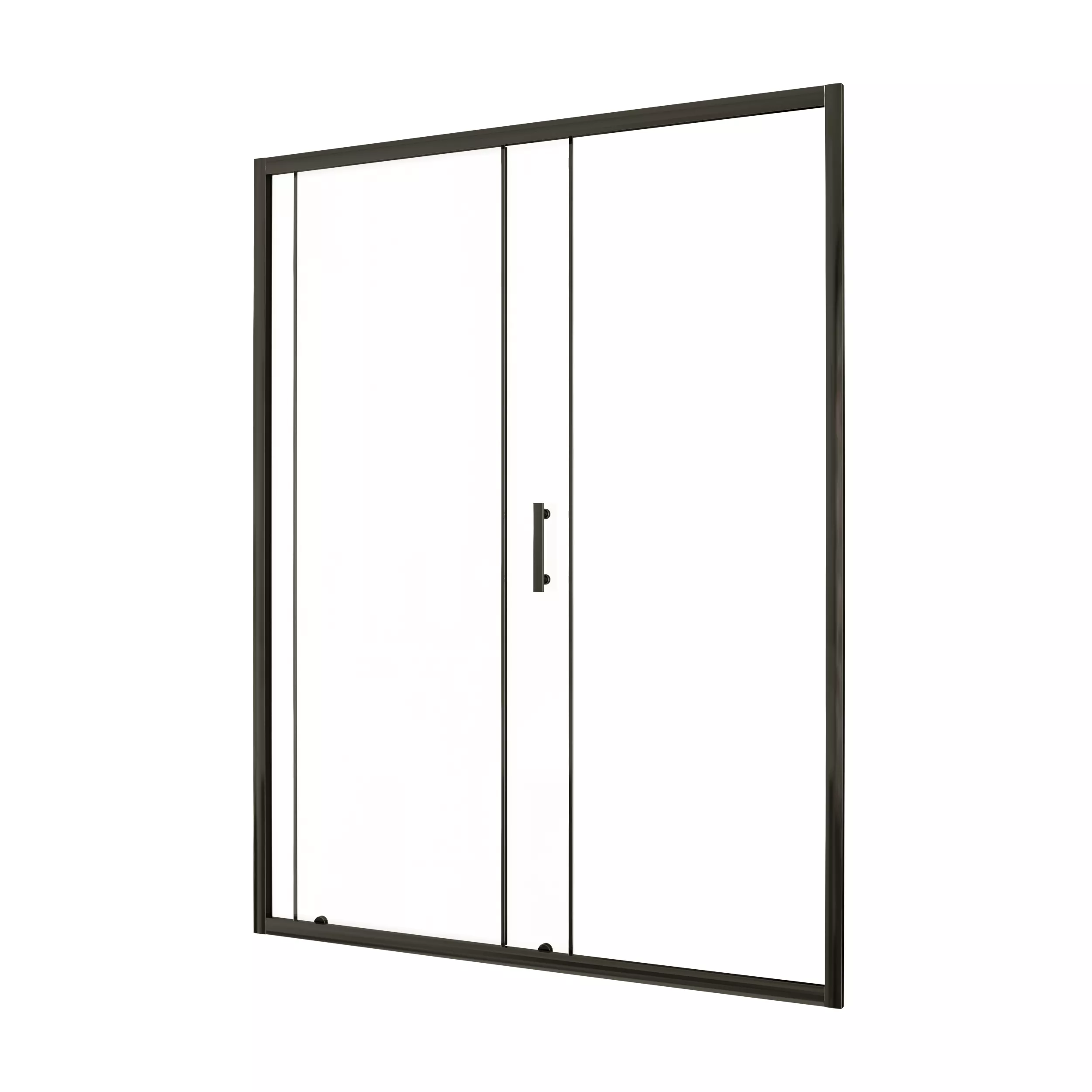 

Душевая дверь в нишу Taliente 150x195 профиль черный стекло прозрачное