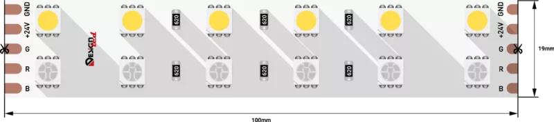 

Светодиодная лента DesignLed DSG5120-24-RGB+W-33 000514