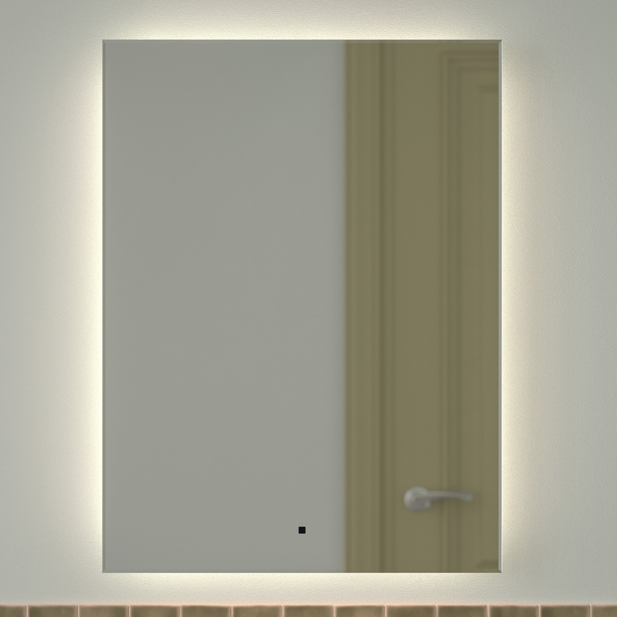 

Зеркало Defesto Glow DF 2507R 60х80 с LED-подсветкой, 4 500 K, инфракрасный выключатель