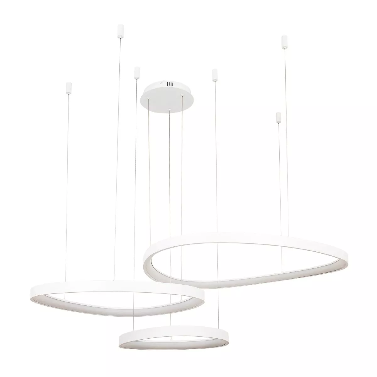 

Подвесная люстра LED4U L8805-800-650-450 WH