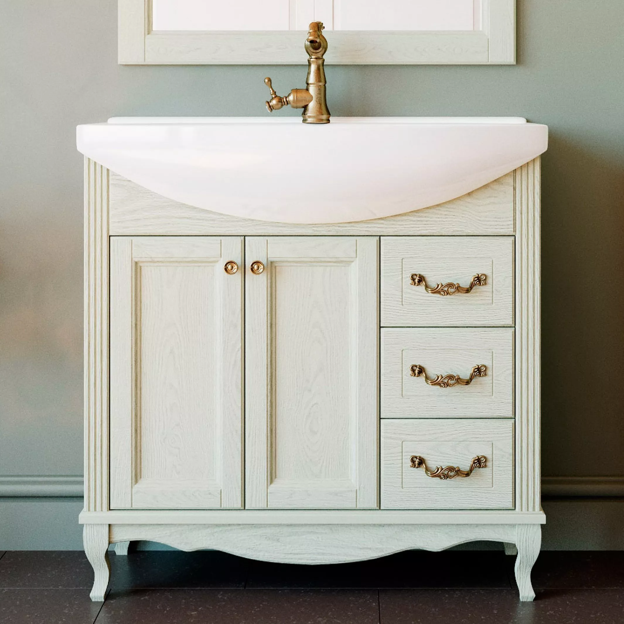 

Тумба под раковину ValenHouse Эллина 84.5 см (E85_ТСБ)