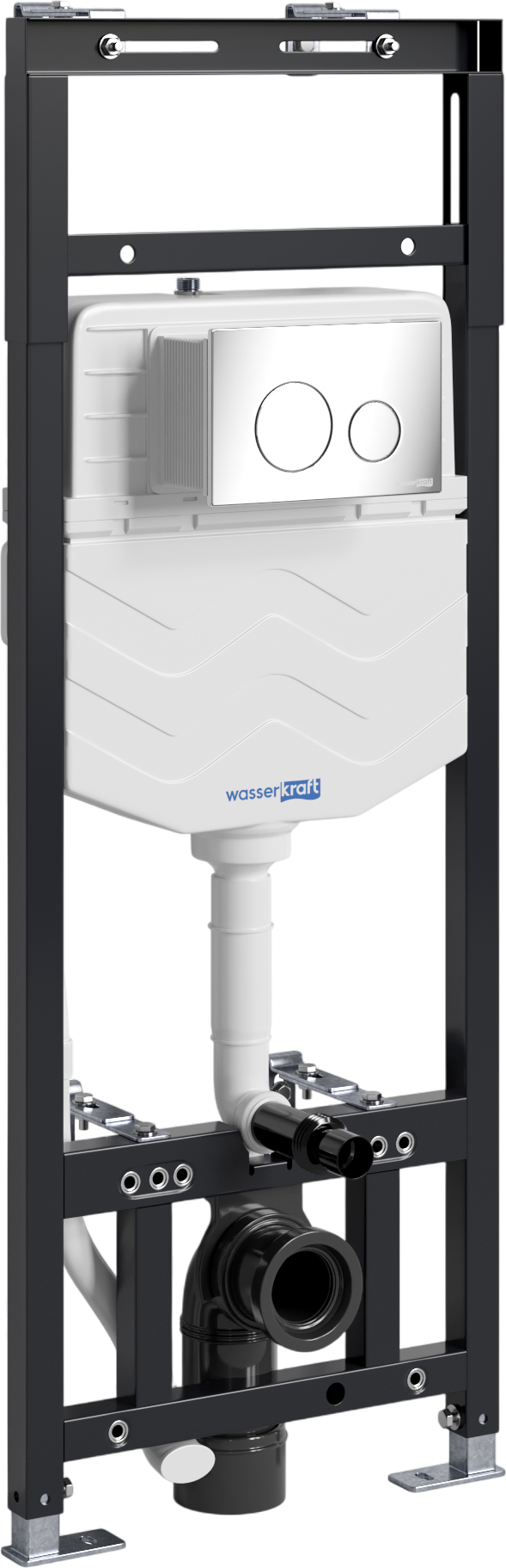 

Система инсталляции для унитазов Wasserkraft Alme 15TLT.010.ME.CH02 с кнопкой смыва хром